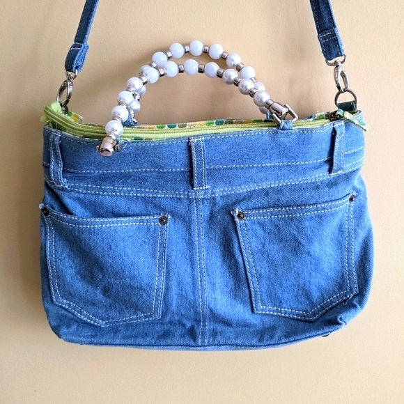 Baggy Jeans Shoulder Bag - Picture 2 of 8